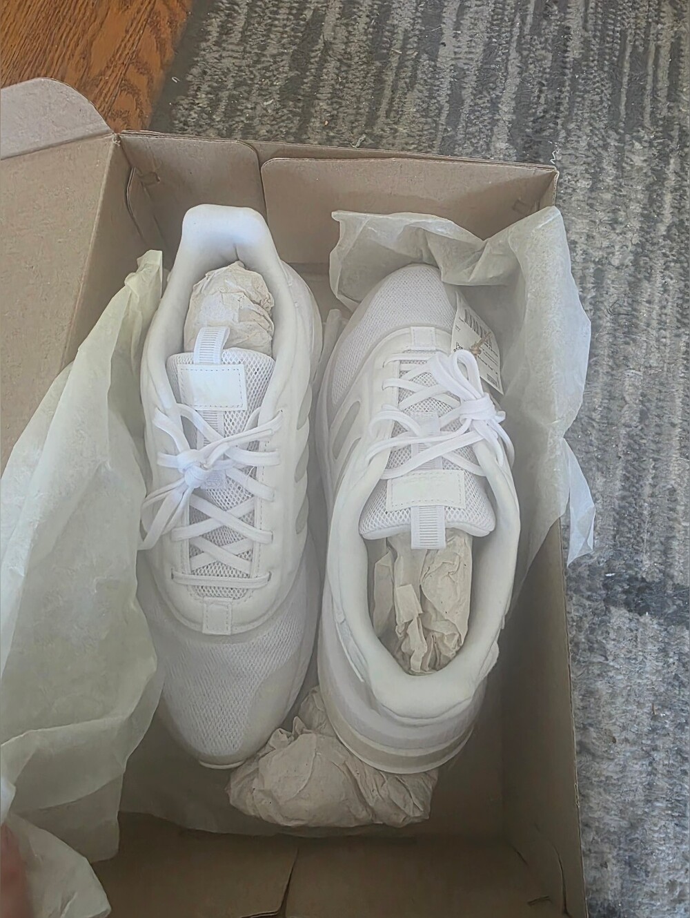 Adidas All-White Casual Sneakers
